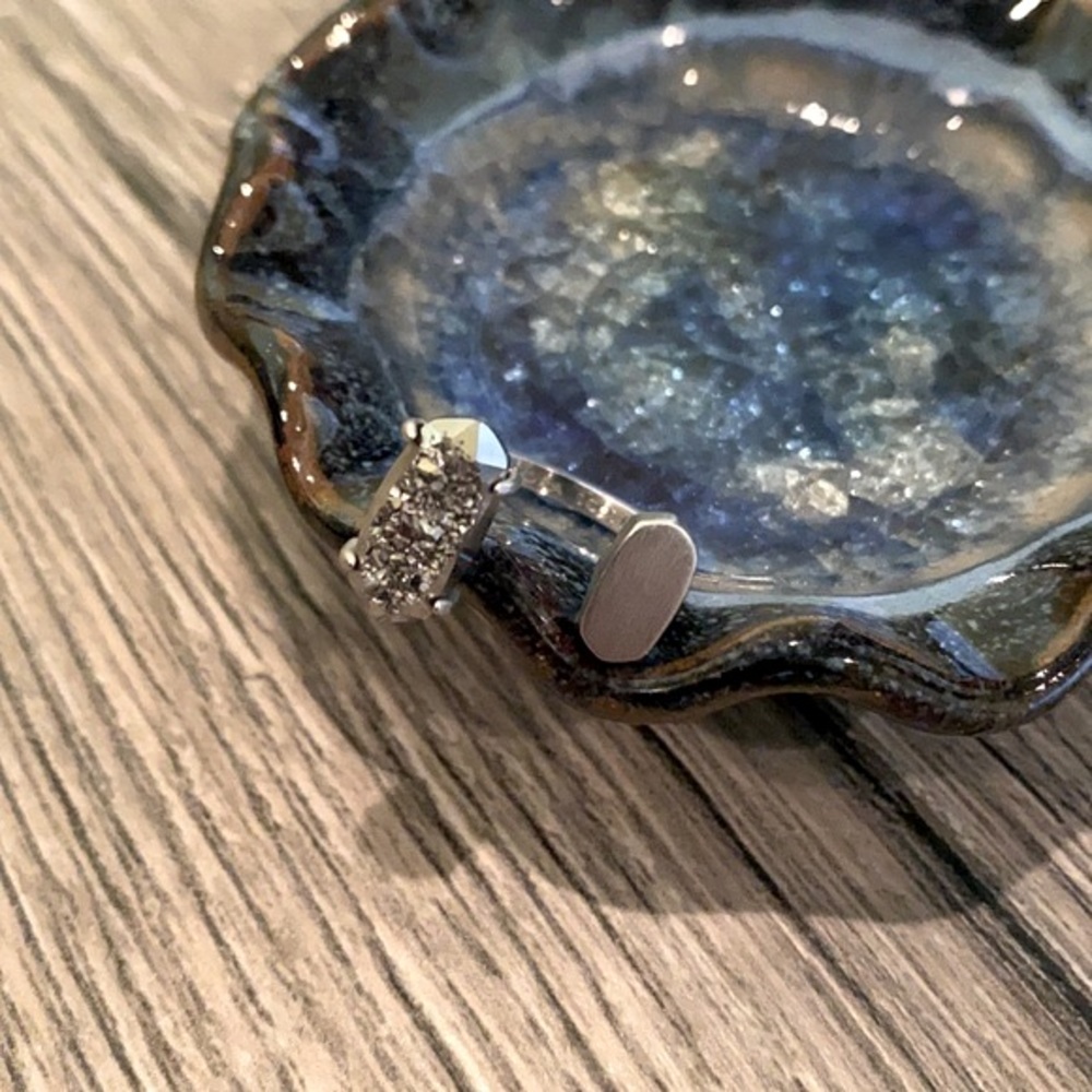 Kendra Scott drusy ring.